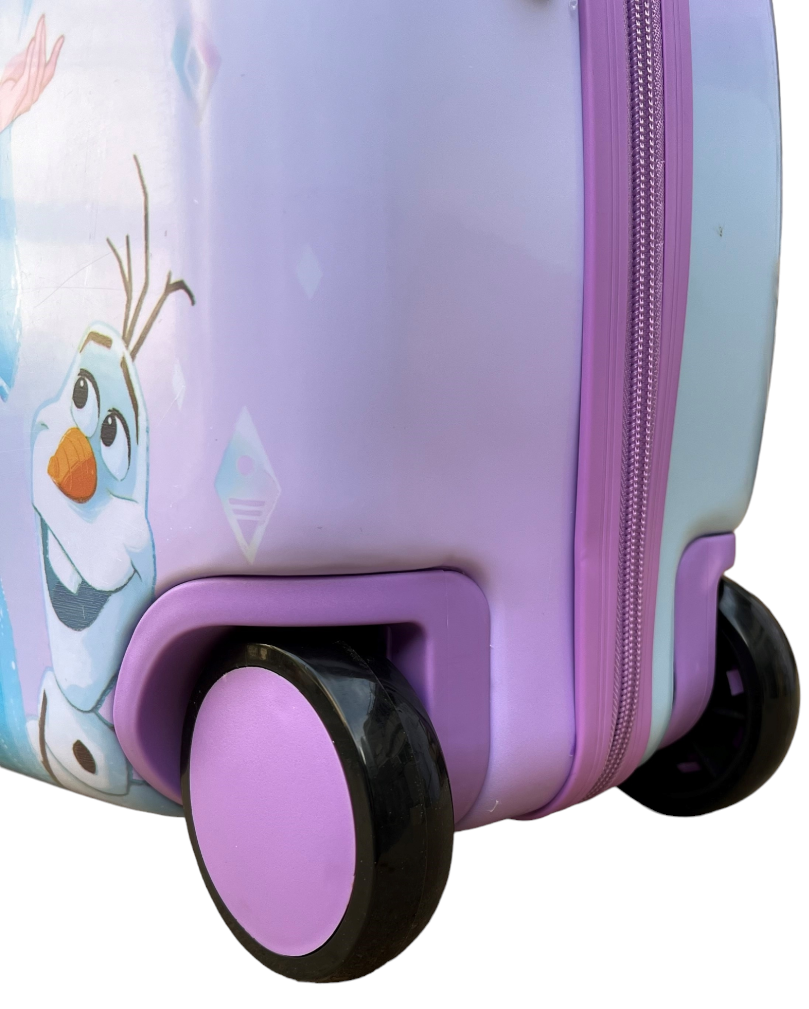 Trolley da Viaggio Cavalcabile Frozen DISNEY Valigia in ABS Trainabile con 4 Ruote - D06893mc