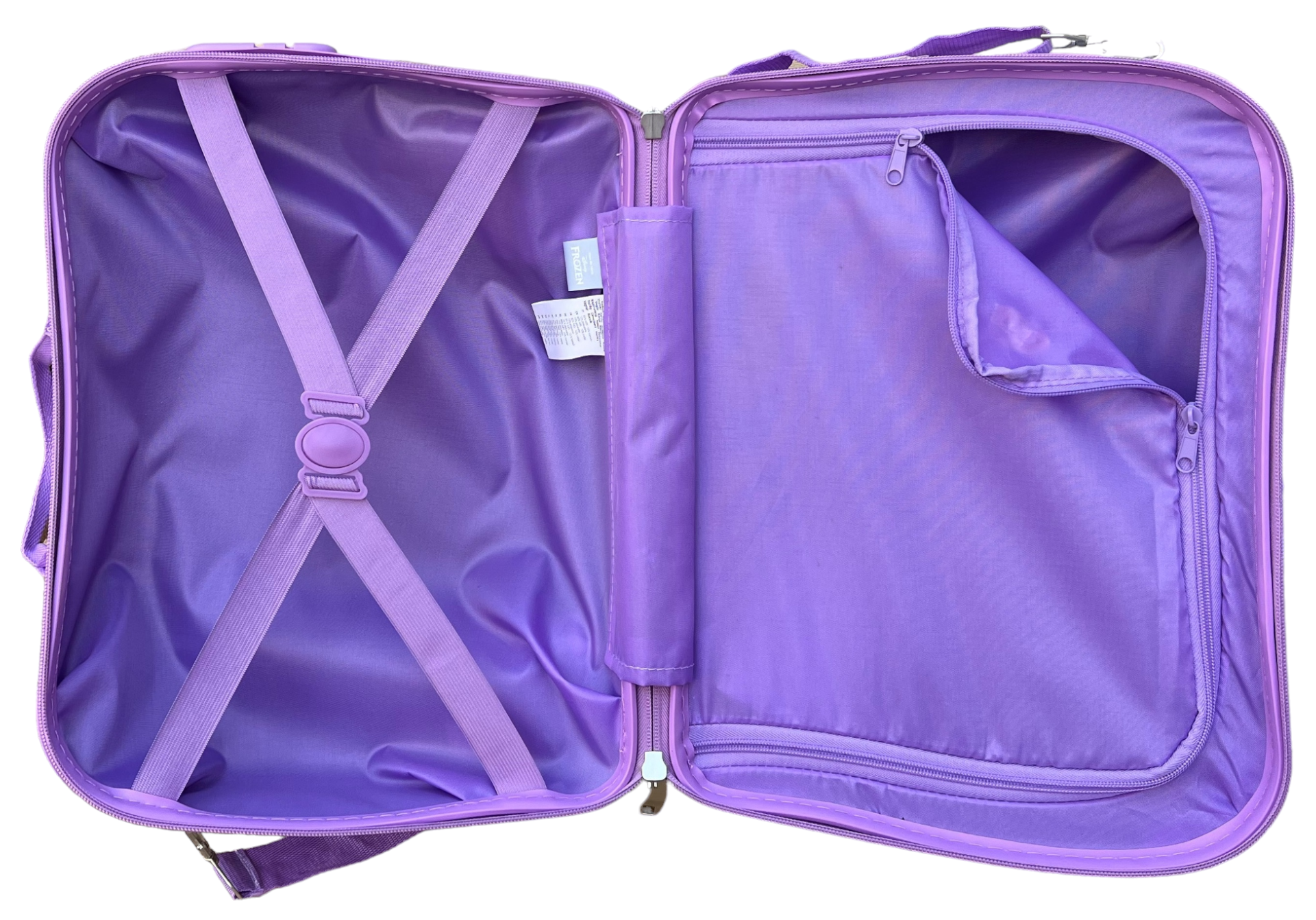 Trolley da Viaggio Cavalcabile Frozen DISNEY Valigia in ABS Trainabile con 4 Ruote - D06893mc