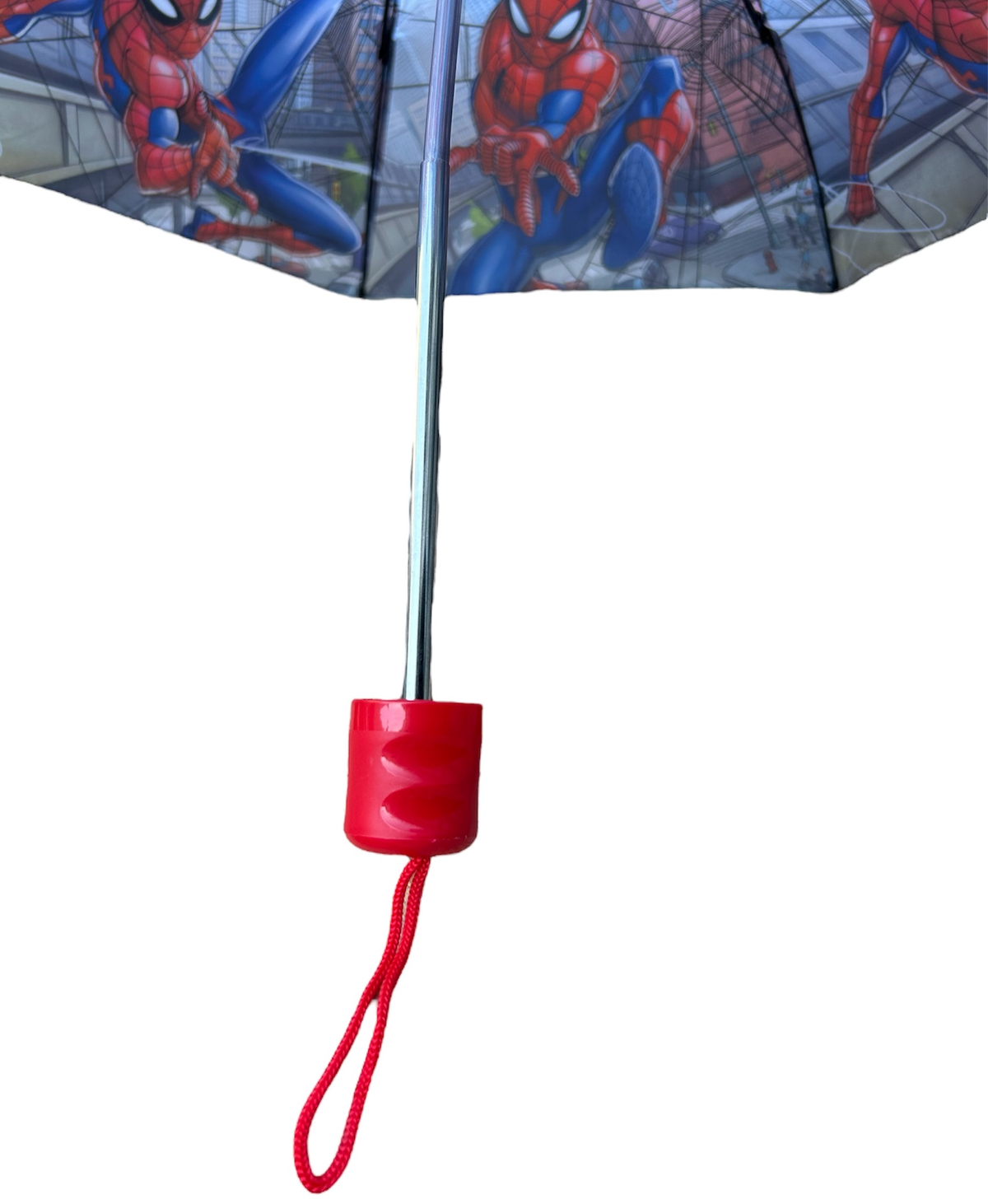 Ombrello Pieghevole Spiderman MARVEL Uomo Ragno 8 Raggi Bambino - M04605mc
