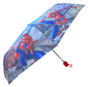 Ombrello Pieghevole Spiderman MARVEL Uomo Ragno 8 Raggi Bambino - M04605mc