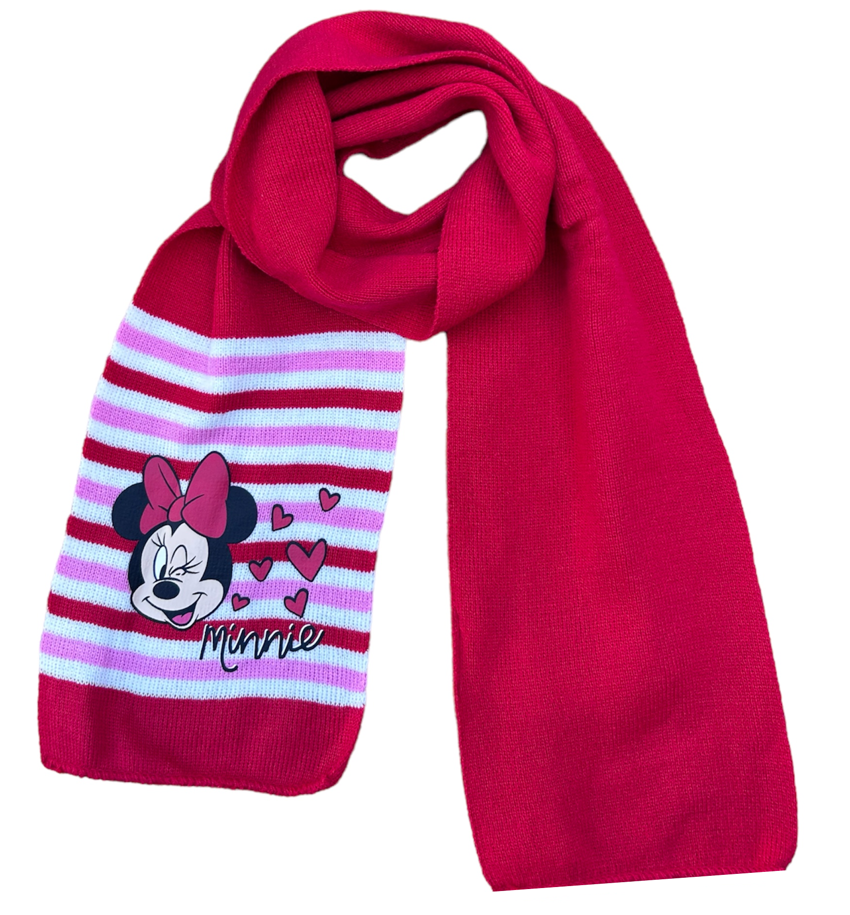 Set 3 Pezzi Minnie DISNEY Cappello Sciarpa Guanti Taglia Unica Bambini - D08245mc