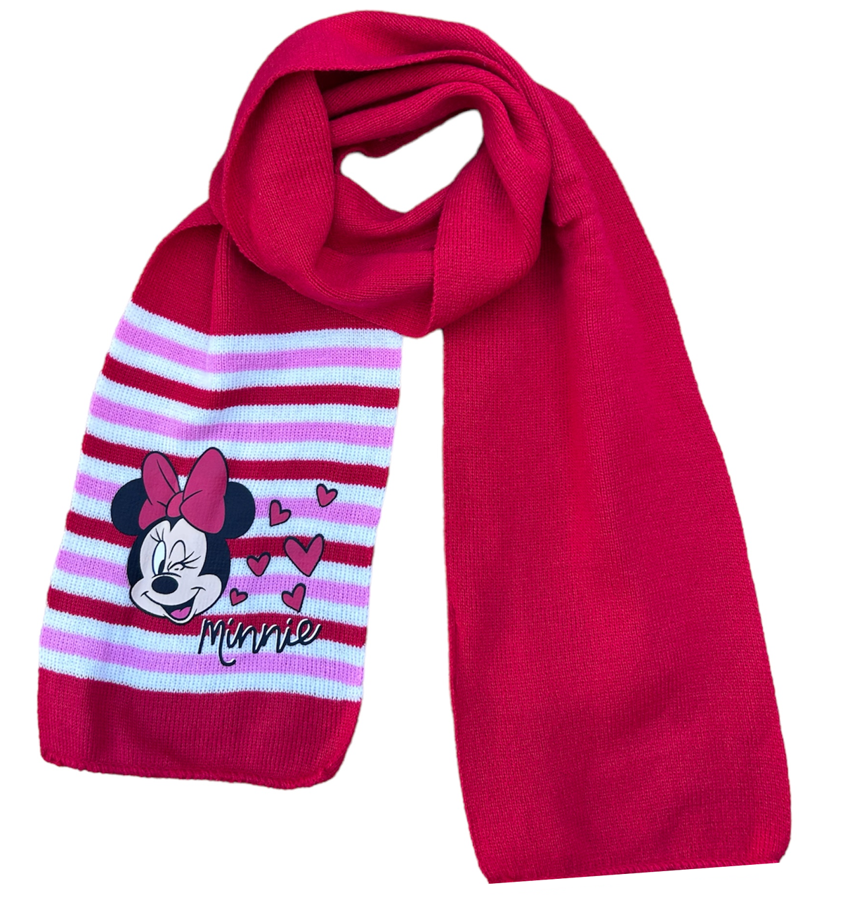 Set 3 Pezzi Minnie DISNEY Cappello Sciarpa Guanti Taglia Unica Bambini - D08245mc