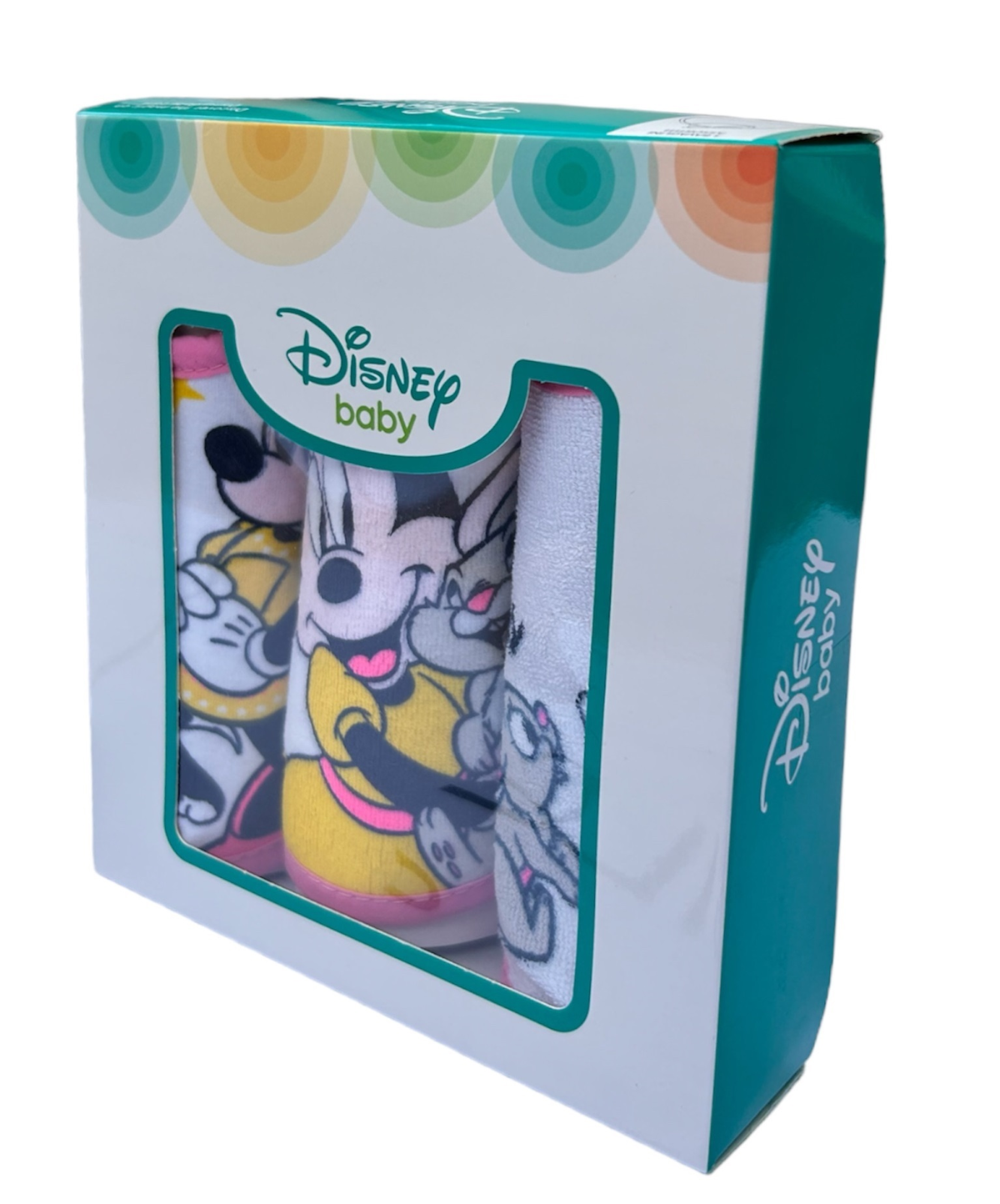 Bavette Minnie DISNEY Set 3 Bavaglini in Tessuto con Scatola - Wd2020
