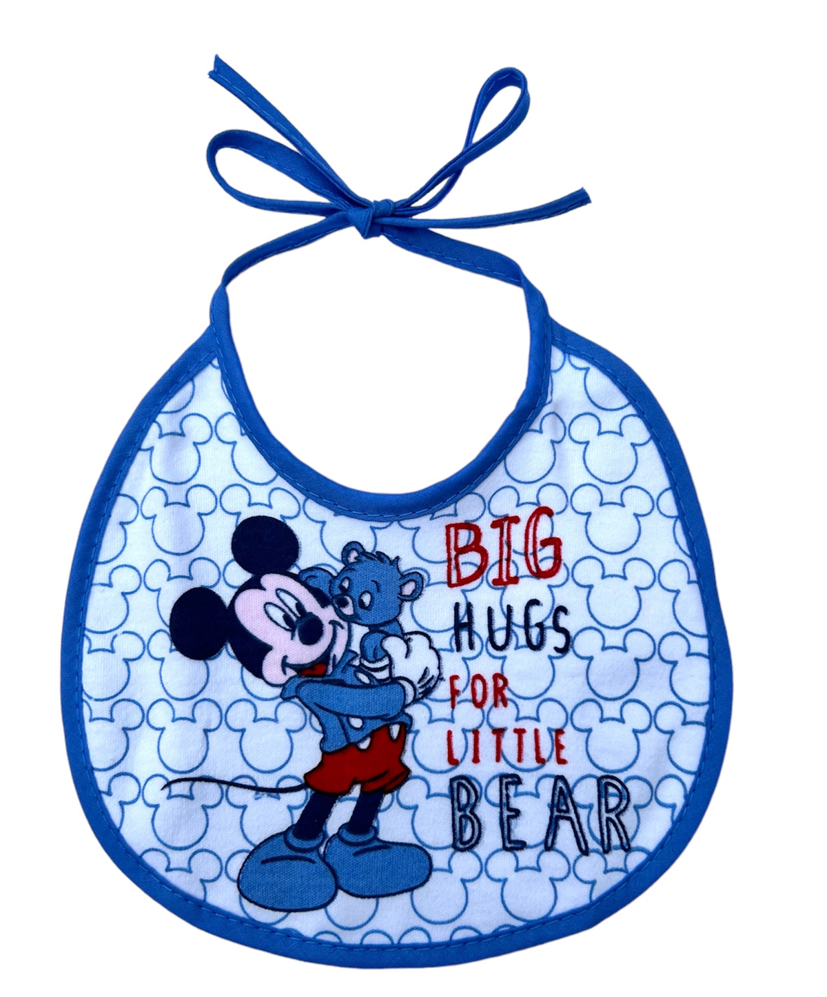 Bavette Topolino DISNEY Set 3 Bavaglini in Tessuto con Scatola - Wd2021