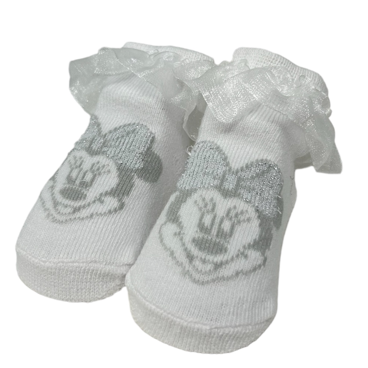 Set Neonata Minnie DISNEY 2 Pezzi Calzini e Fascia in Scatola - Wx6121