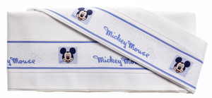 Completo Culla Carrozzina Topolino DISNEY 3 Pezzi Federa Copriletto Lenzuola - Ec0233wd