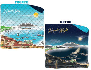 Trapunta Golfo di Napoli Coperta Doubleface Piumone Invernale 350 Gsm Letto Matrimoniale 265x265 CM - Nap-0973