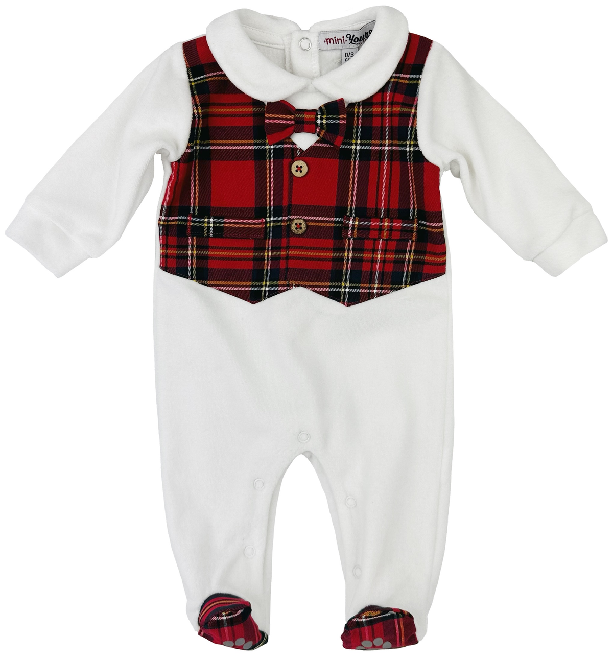 Tutina in Ciniglia Natale Yours Culla Bambino Neonato 80%co 20%pl - Y7203