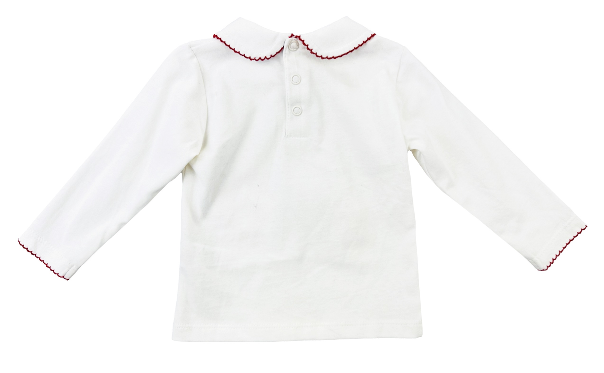 T-Shirt Natalizia M.l. Maglietta Yours Culla Neonata Bambina 100% Co - Y7278