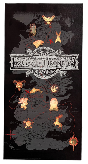 Tela Game of Thrones Quadro con Luci a LED a Batterie 40 CM - 22859