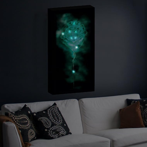 Tela Harry Potter Hogwarts Quadro con Luci a LED a Batterie 40 CM - 23898