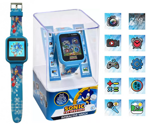 Orologio Interattivo Sonic Smartwatch Gioco Multifunzione con USB - Snc4055