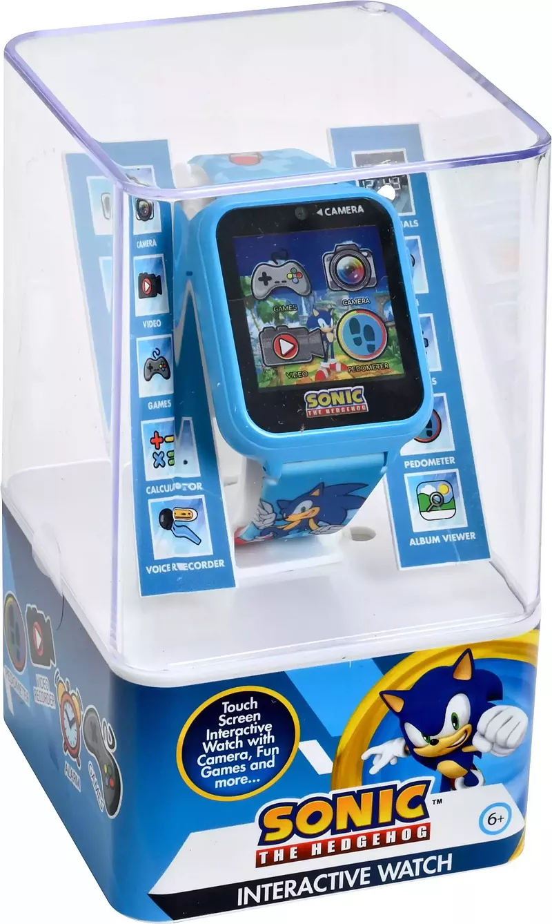 Orologio Interattivo Sonic Smartwatch Gioco Multifunzione con USB - Snc4055