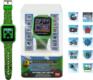 Orologio Interattivo Minecraft Smartwatch Gioco Multifunzione con USB - Min4045
