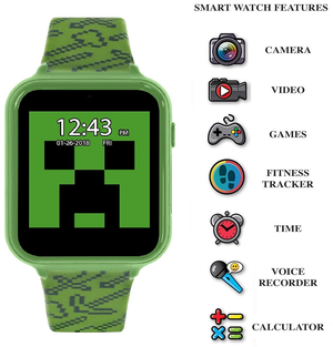 Orologio Interattivo Minecraft Smartwatch Gioco Multifunzione con USB - Min4045