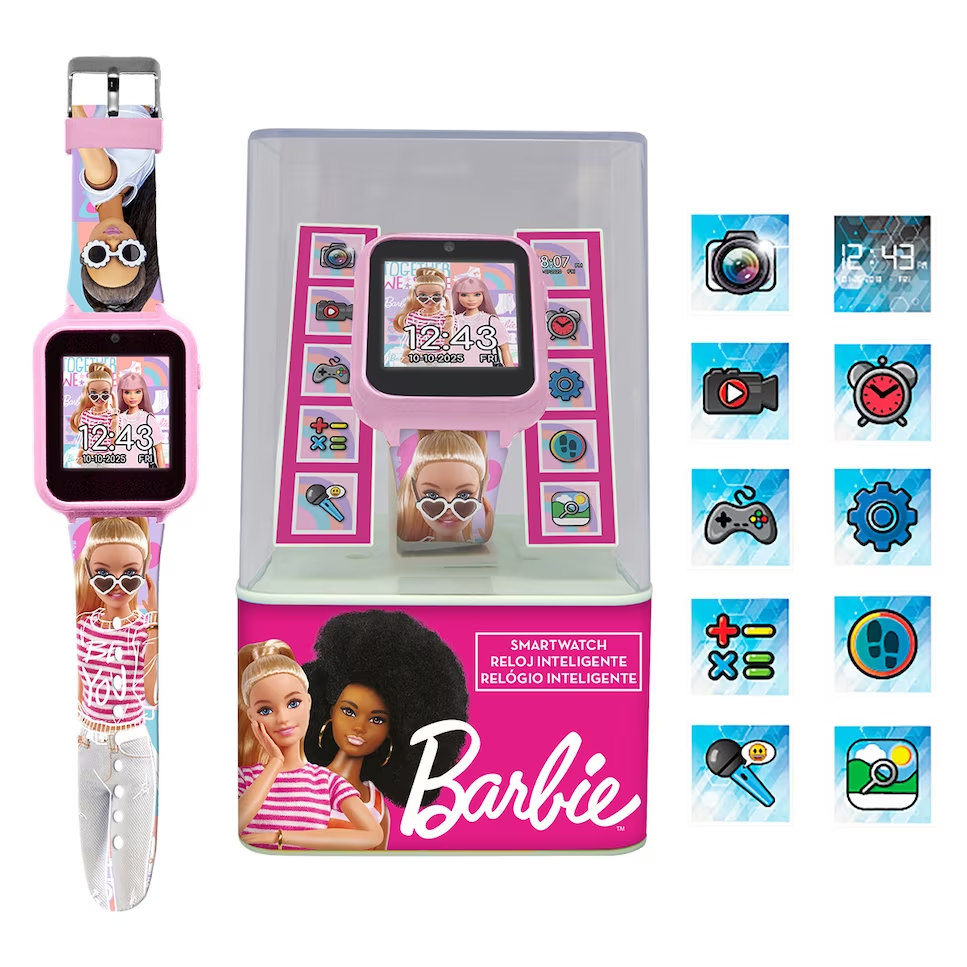 Orologio Interattivo Barbie Smartwatch Gioco Multifunzione con USB - Bb00025