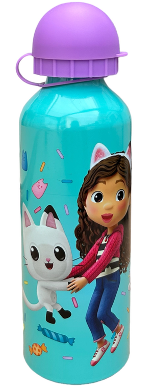 Borraccia in Alluminio Gabby's Dollhouse con Beccuccio e Coperchio 500 Ml - Gd00009/v