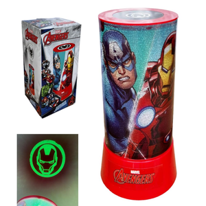 Lampada con Proiettore Avengers MARVEL Luce LED Multicolore Lampada a Batterie - Mv15804
