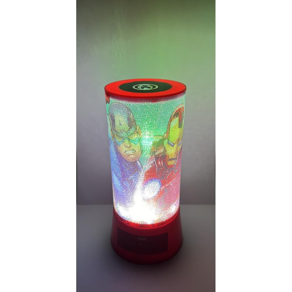 Lampada con Proiettore Avengers MARVEL Luce LED Multicolore Lampada a Batterie - Mv15804