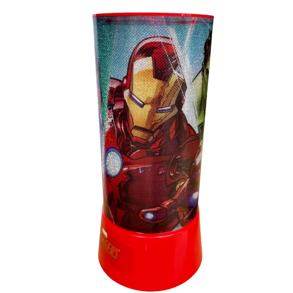 Lampada con Proiettore Avengers MARVEL Luce LED Multicolore Lampada a Batterie - Mv15804