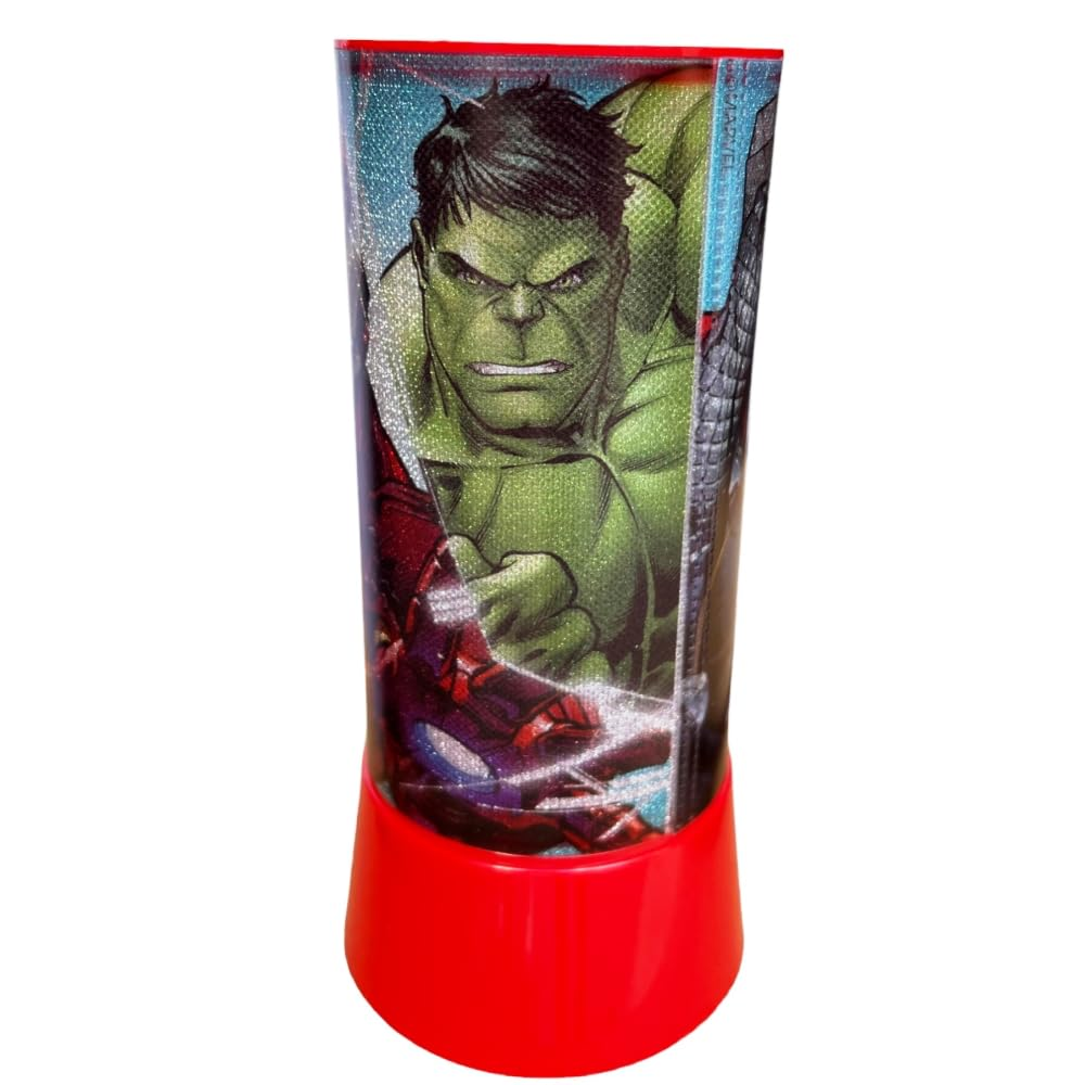 Lampada con Proiettore Avengers MARVEL Luce LED Multicolore Lampada a Batterie - Mv15804