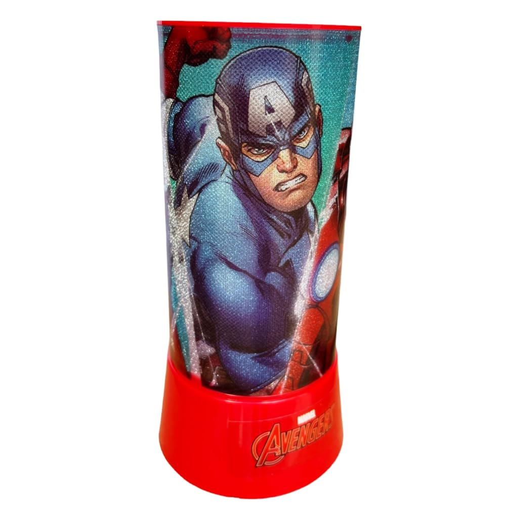 Lampada con Proiettore Avengers MARVEL Luce LED Multicolore Lampada a Batterie - Mv15804