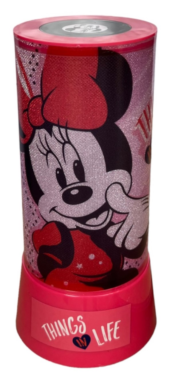 Lampada con Proiettore Minnie DISNEY Luce LED Multicolore Lampada a Batterie - Wd21240