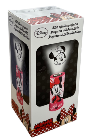 Lampada con Proiettore Minnie DISNEY Luce LED Multicolore Lampada a Batterie - Wd21240