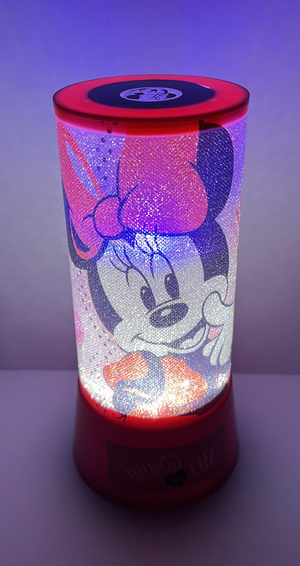 Lampada con Proiettore Minnie DISNEY Luce LED Multicolore Lampada a Batterie - Wd21240