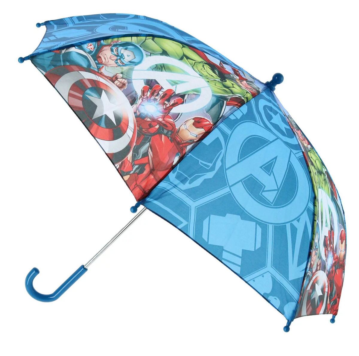 Ombrello Avengers MARVEL 8 Raggi Apertura Manuale Bambino - Mv15752