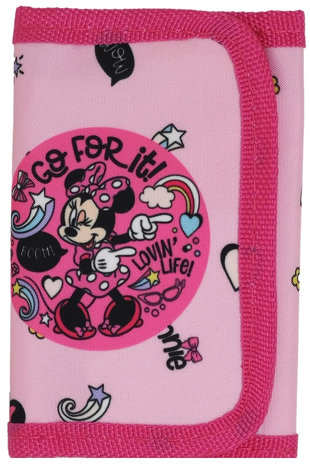 Portafogli con Chiusura a Velcro Minnie DISNEY Accessorio per Bambini 13 X 8 CM - Min23-1499