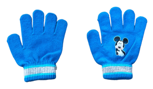 Cappello Invernale Scaldacollo Guanti Topolino DISNEY 3 Pz Taglia Unica - Mic22-2386celeste