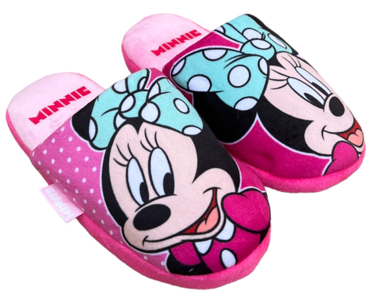 Pantofole Invernali Minnie DISNEY Ciabatte a Punta Chiusa Antiscivolo - Wd14079