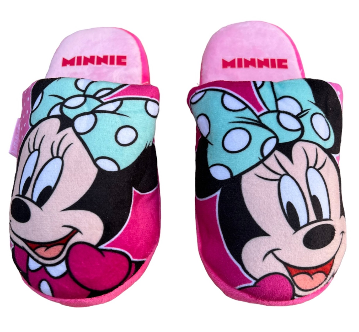 Pantofole Invernali Minnie DISNEY Ciabatte a Punta Chiusa Antiscivolo - Wd14079
