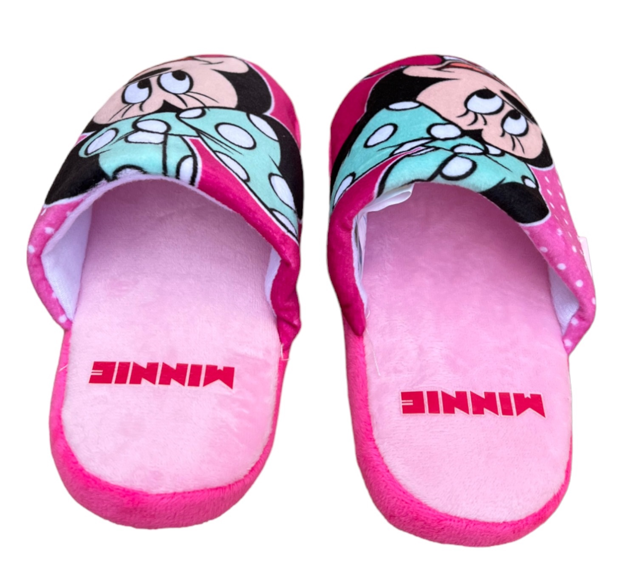 Pantofole Invernali Minnie DISNEY Ciabatte a Punta Chiusa Antiscivolo - Wd14079