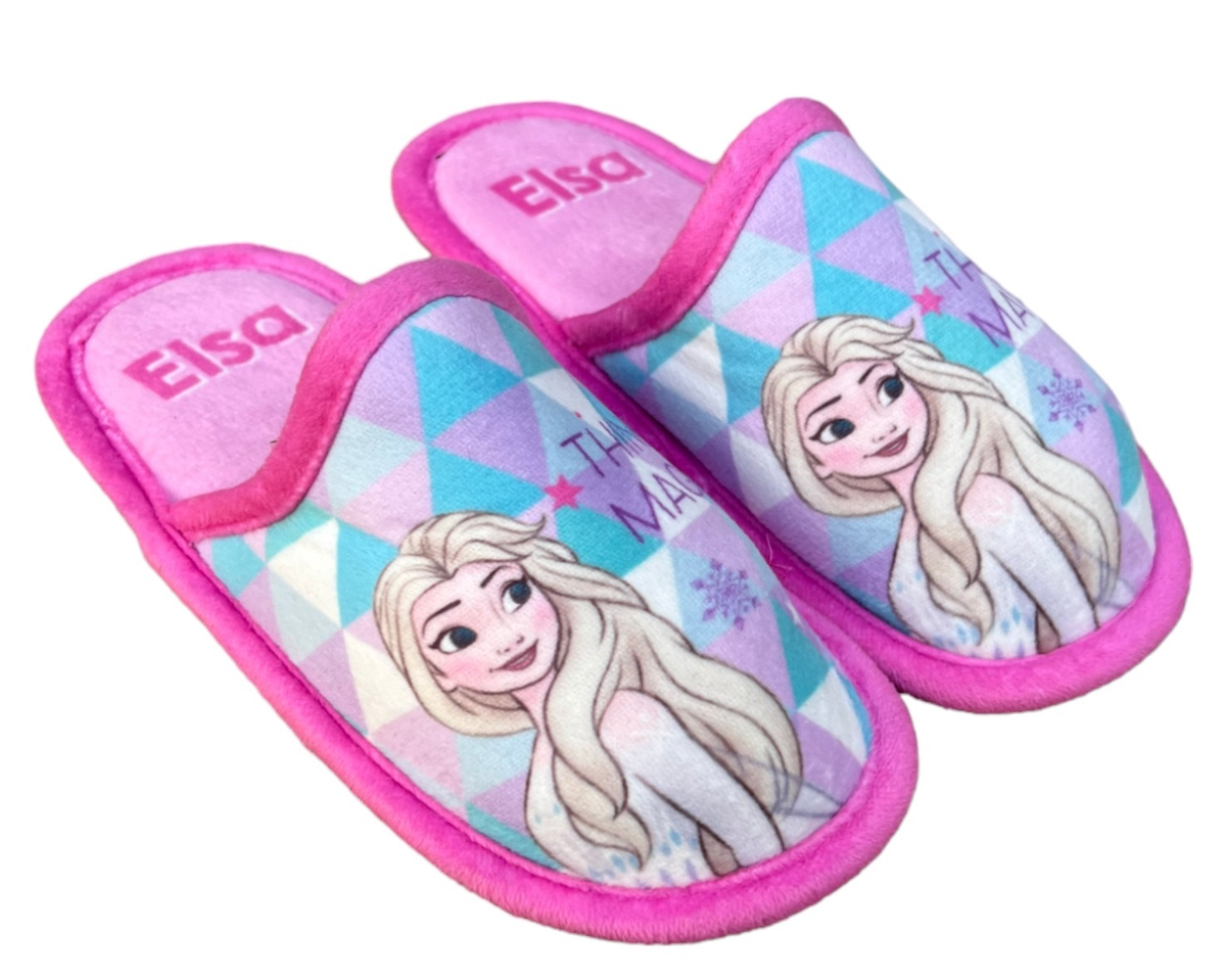 Pantofole Invernali Frozen DISNEY Ciabatte a Punta Chiusa Gomma Antiscivolo - Wd13749