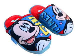 Pantofole Invernali Topolino DISNEY Ciabatte a Punta Chiusa Antiscivolo - Wd14077