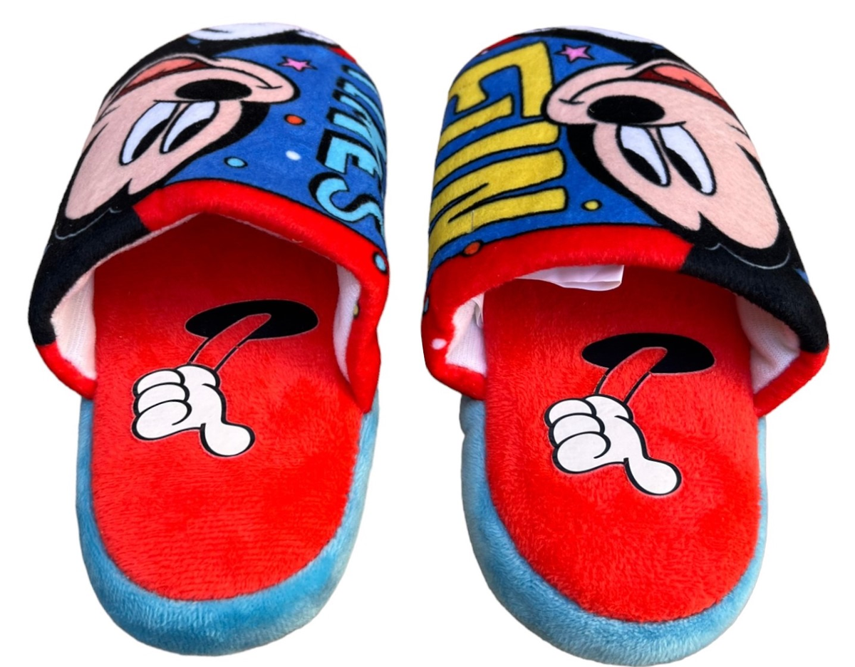 Pantofole Invernali Topolino DISNEY Ciabatte a Punta Chiusa Antiscivolo - Wd14077