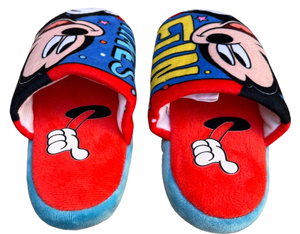 Pantofole Invernali Topolino DISNEY Ciabatte a Punta Chiusa Antiscivolo - Wd14077