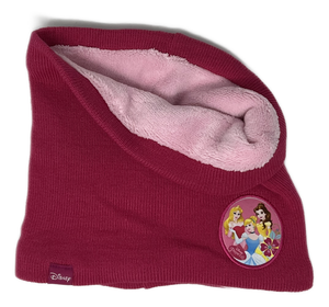 Cappello Invernale con Pon Pon Scaldacollo Guanti Principesse DISNEY 3 Pz Taglia Unica - Pri23-2474fuxia