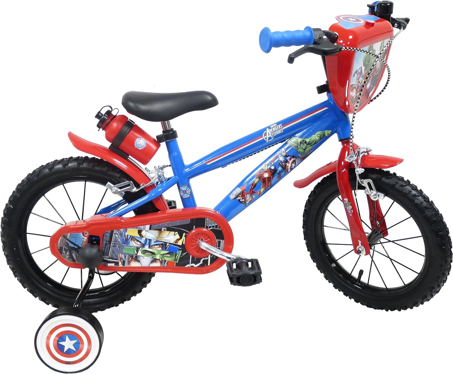 Bicicletta Avengers MARVEL 16" Età 4/6 Anni con Rotelle - 36588