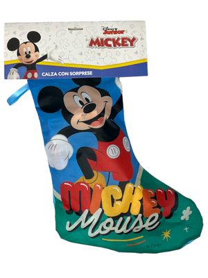 Calza Della Befana con Accessori Topolino DISNEY Calzettone con 4 Giochi per Bambini - Mic1012