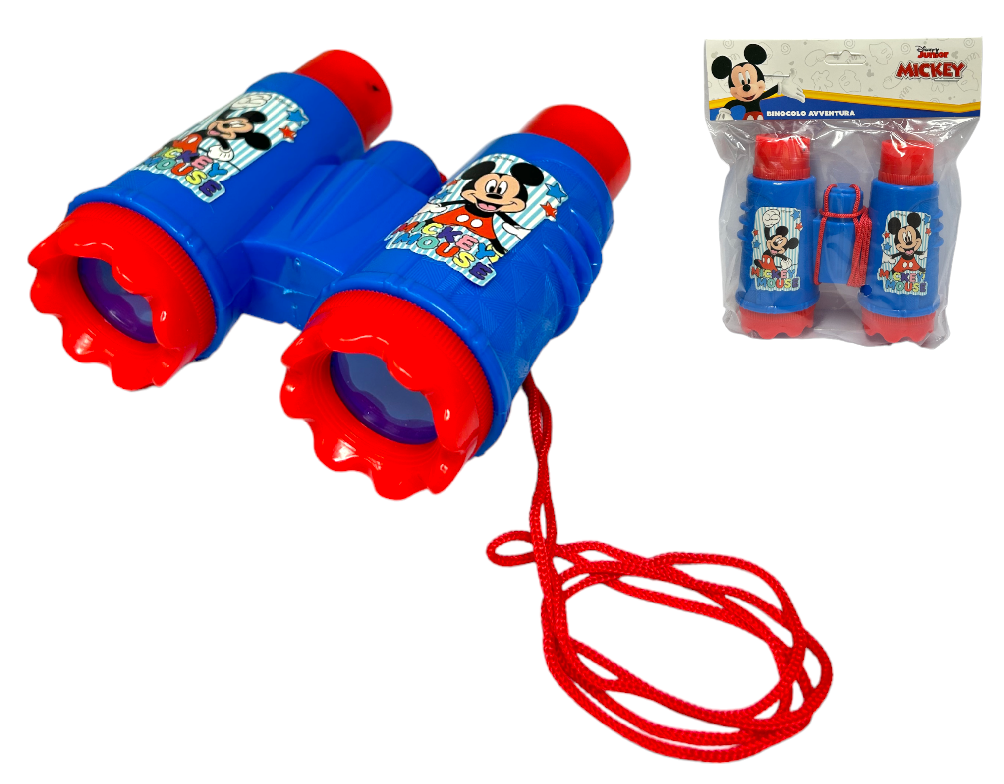Calza Della Befana con Accessori Topolino DISNEY Calzettone con 4 Giochi per Bambini - Mic1012