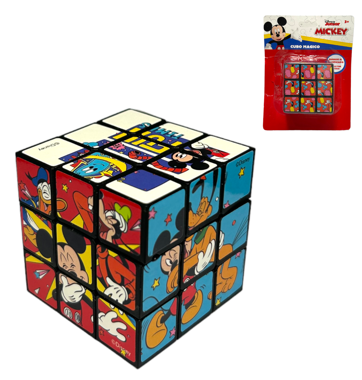 Calza Della Befana con Accessori Topolino DISNEY Calzettone con 4 Giochi per Bambini - Mic1012