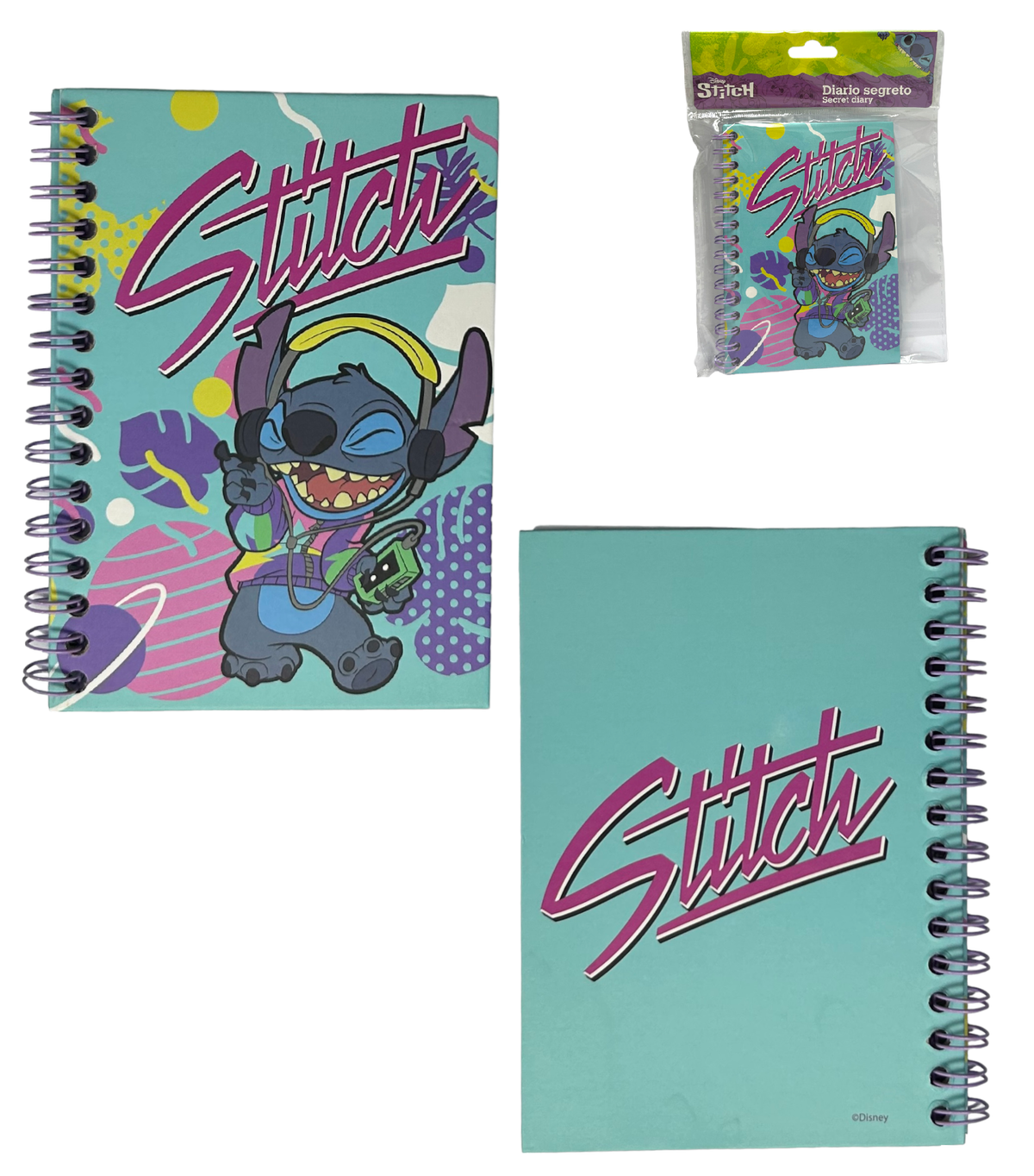 Calza Della Befana con Accessori Stitch DISNEY Calzettone con 4 Giochi per Bambini - Lst1012-B