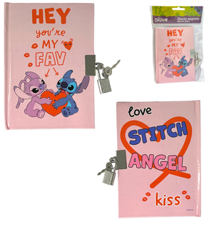 Calza Della Befana con Accessori Stitch e Angel DISNEY Calzettone con 4 Giochi per Bambini - Lst1012-G