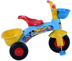 Triciclo Primipassi Topolino DISNEY con Portagiochi 1-3 Anni - 37225