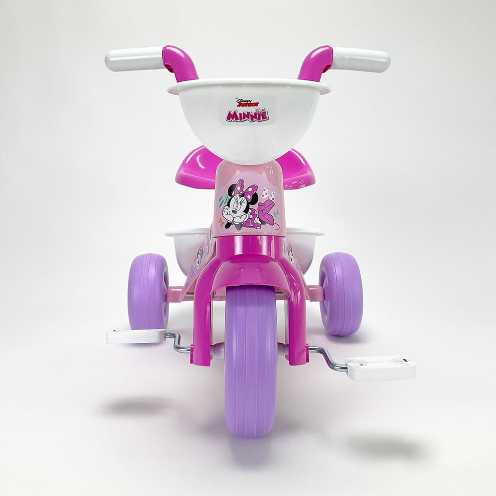 Triciclo Primipassi Minnie DISNEY con Portagiochi 1-3 Anni - 37226