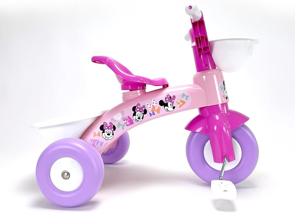 Triciclo Primipassi Minnie DISNEY con Portagiochi 1-3 Anni - 37226