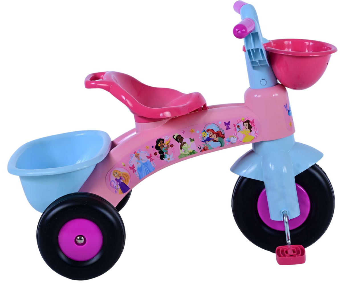 Triciclo Primipassi Principesse DISNEY con Portagiochi 1-3 Anni - 37227